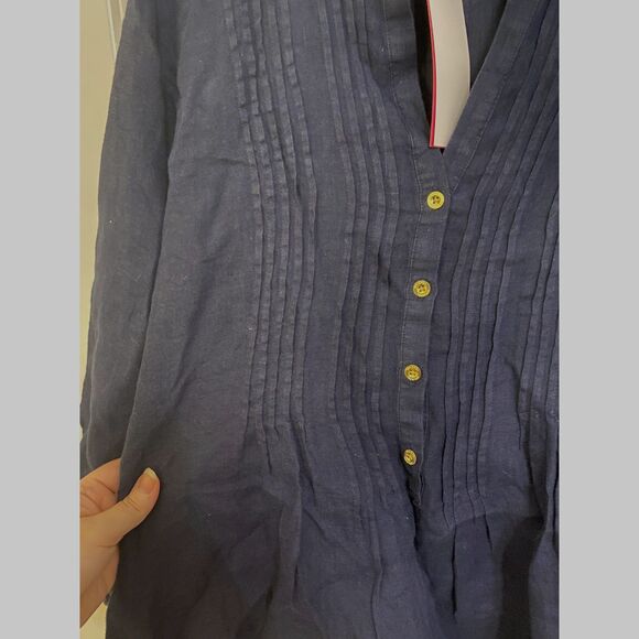 NWT Lilly Pulitzer Linen Shirt - Picture 4 of 6